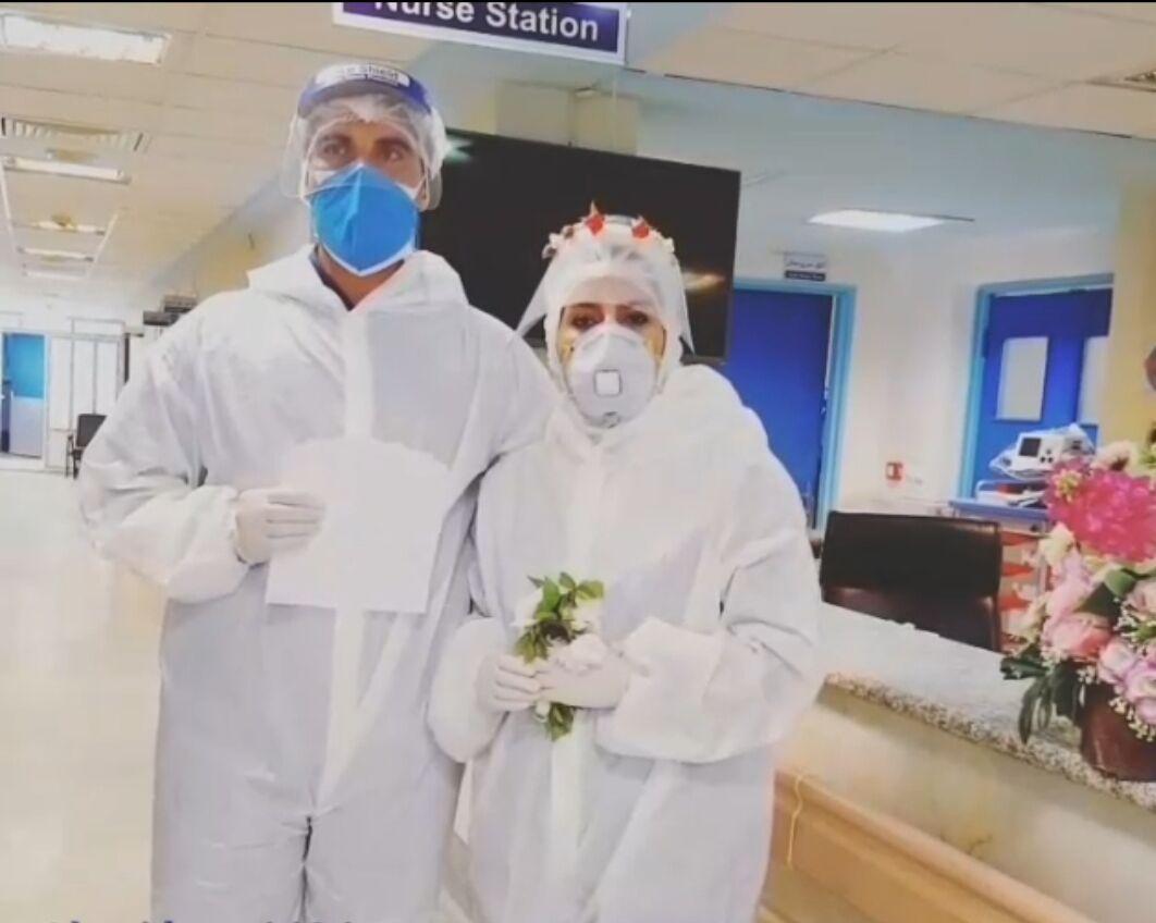 خبرنگاران سهم زوج پرستار سرپل ذهابی برای مقابله با کرونا خبرنگاران سهم زوج پرستار سرپل ذهابی برای مقابله با کرونا لغو آیین ازدواجشان بود