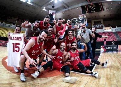بسکتبال انتخابی کاپ آسیا، سوریه پس از ایران صعود کرد